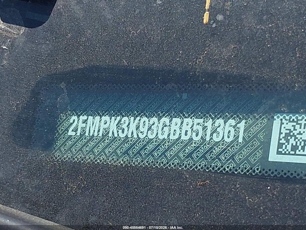 2FMPK3K93GBB51361 2016 FORD EDGE photo no. 9