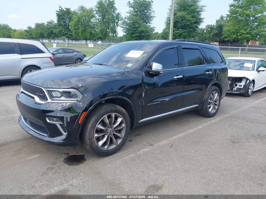 1C4RDJEG7NC160972 2022 DODGE DURANGO photo no. 2