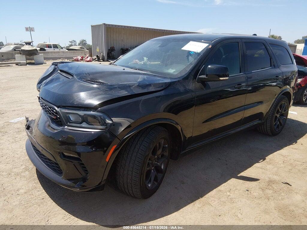 1C4SDJCT6NC222394 2022 DODGE DURANGO photo no. 2