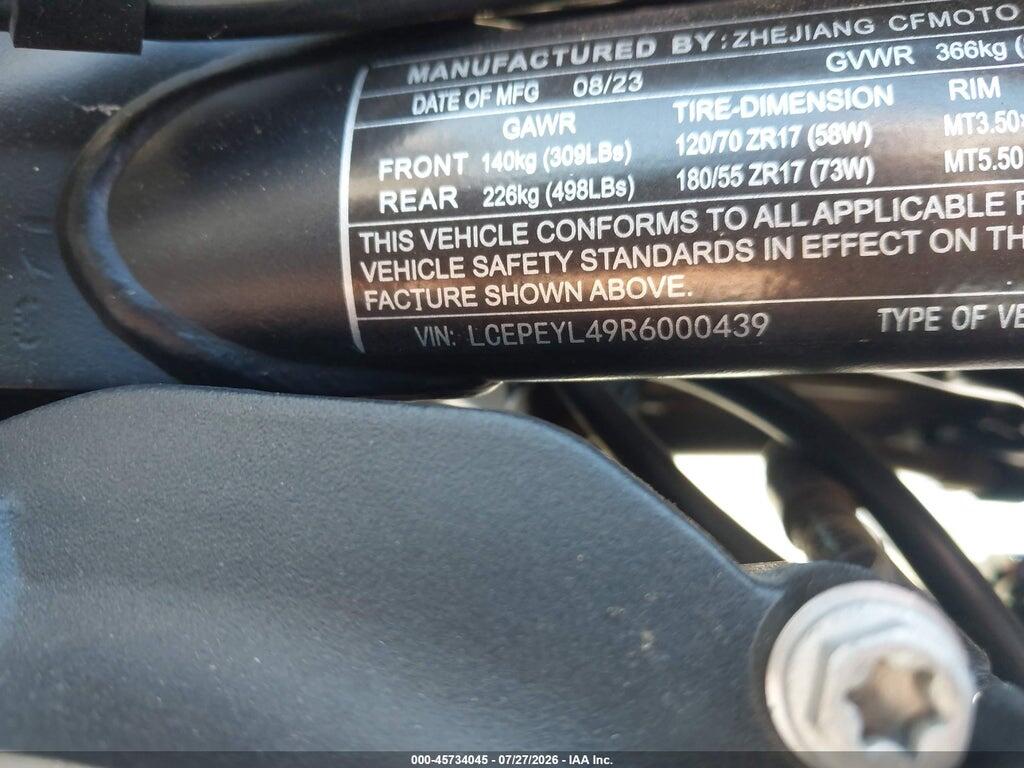 LCEPEYL49R6000439 2024 CF MOTO 800NK photo no. 10