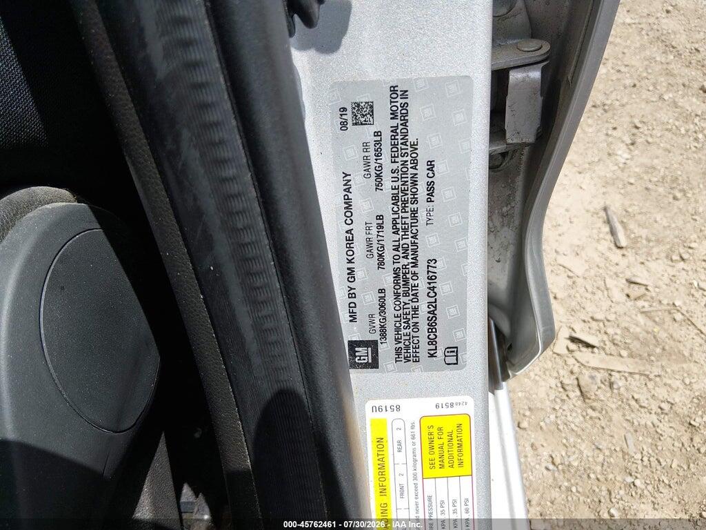 KL8CB6SA2LC416773 2020 CHEVROLET SPARK photo no. 9