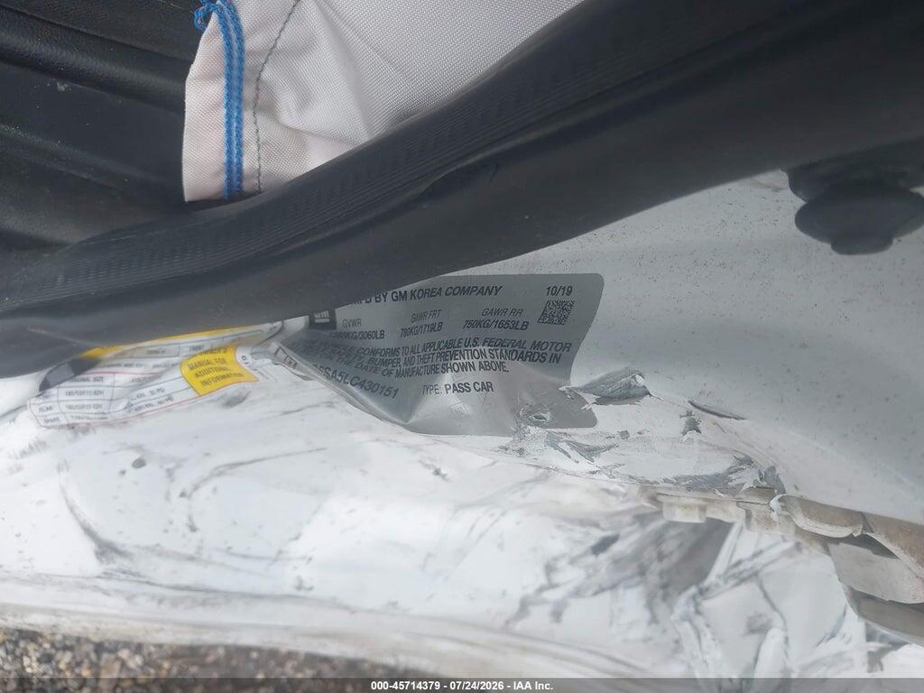 KL8CB6SA5LC430151 2020 CHEVROLET SPARK photo no. 9