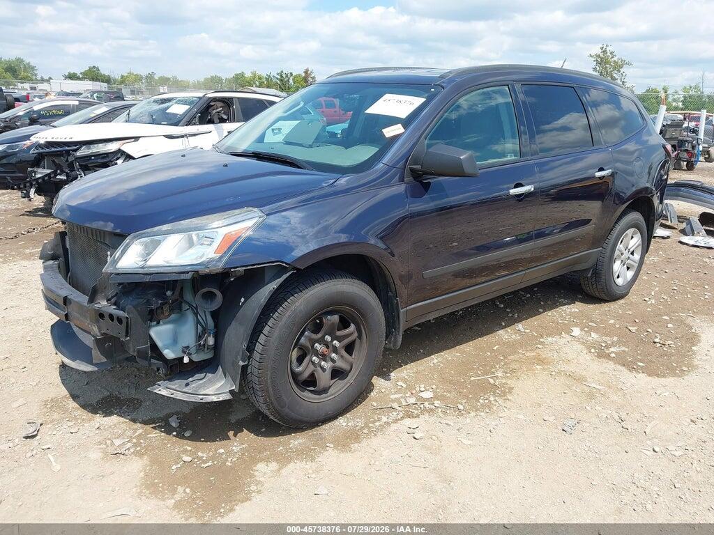 1GNKRFED5FJ186125 2015 CHEVROLET TRAVERSE photo no. 2