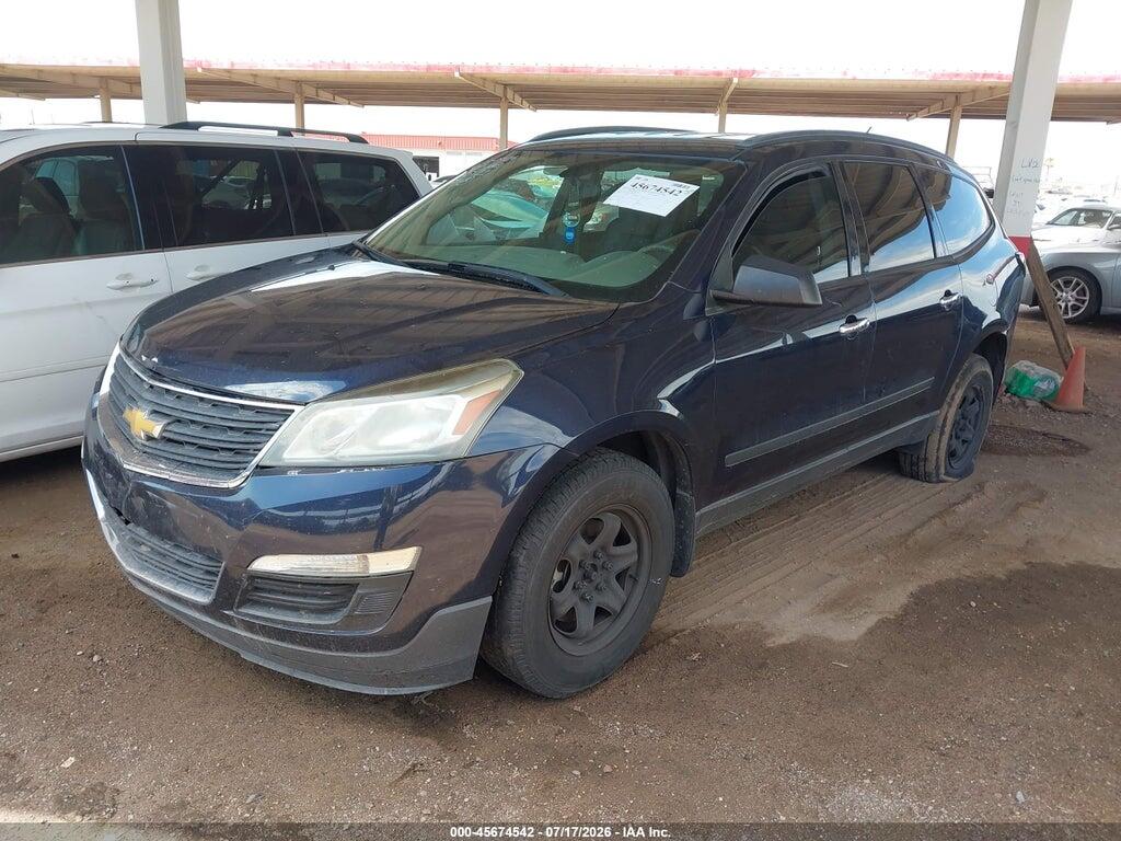 1GNKRFED4FJ281713 2015 CHEVROLET TRAVERSE photo no. 2