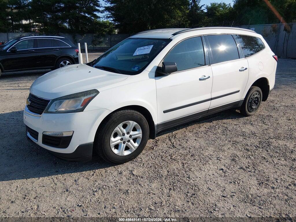 1GNKRFKD8FJ210843 2015 CHEVROLET TRAVERSE photo no. 2