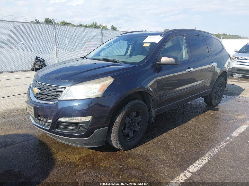 1GNKRFKDXFJ138527 2015 CHEVROLET TRAVERSE photo no. 2