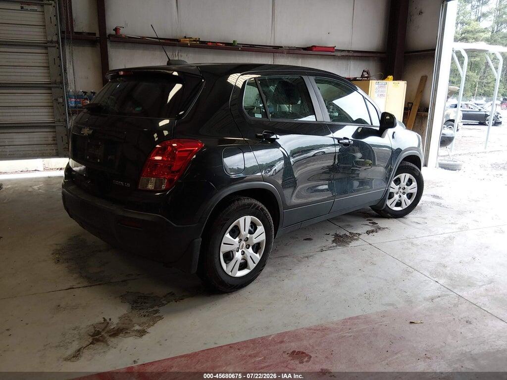 KL7CJKSB2FB082585 2015 CHEVROLET TRAX photo no. 4