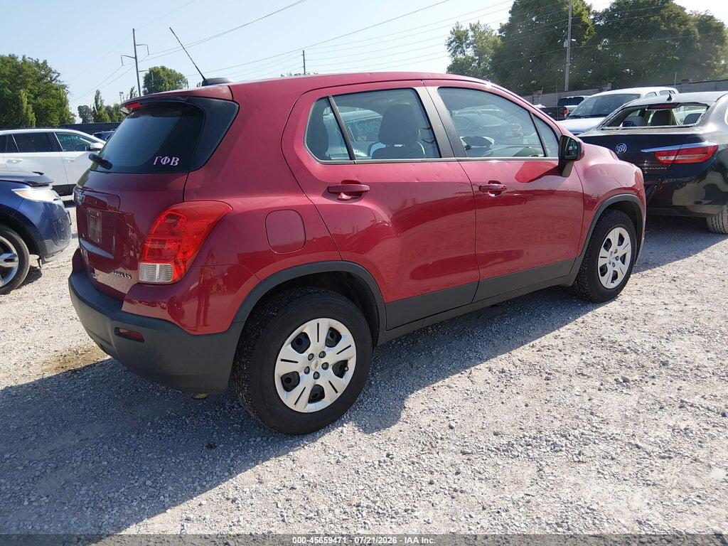 KL7CJKSBXFB223919 2015 CHEVROLET TRAX photo no. 4