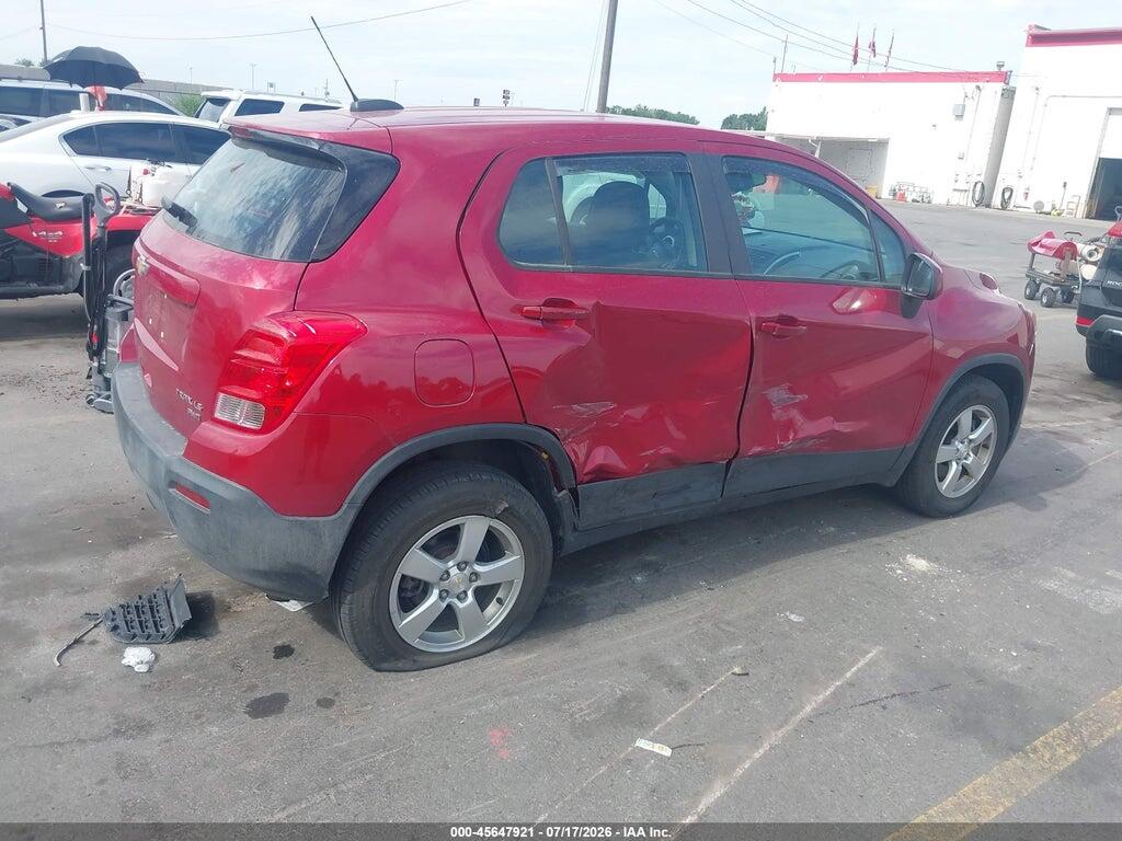 KL7CJPSB7FB179701 2015 CHEVROLET TRAX photo no. 4