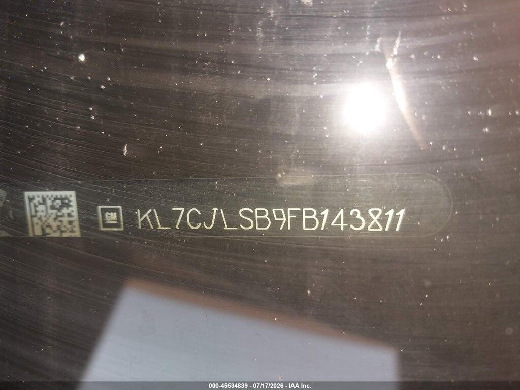 KL7CJLSB9FB143811 2015 CHEVROLET TRAX photo no. 9