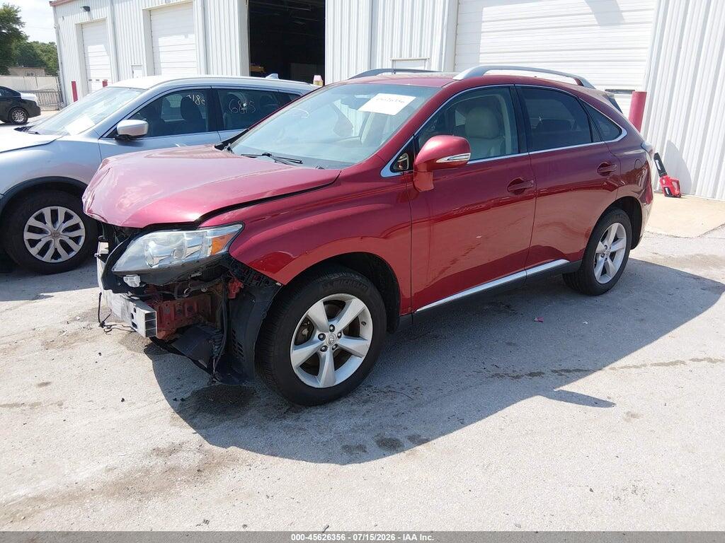 2T2BK1BA3AC056869 2010 LEXUS RX 350 photo no. 2
