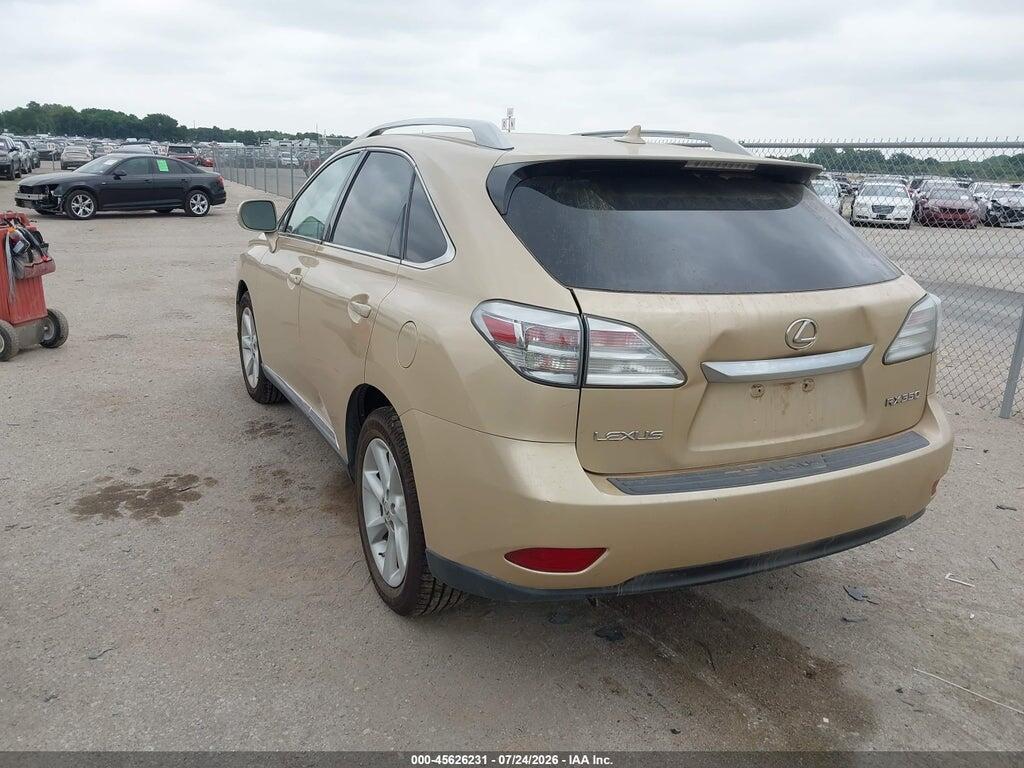 2T2BK1BA1AC004155 2010 LEXUS RX 350 photo no. 3