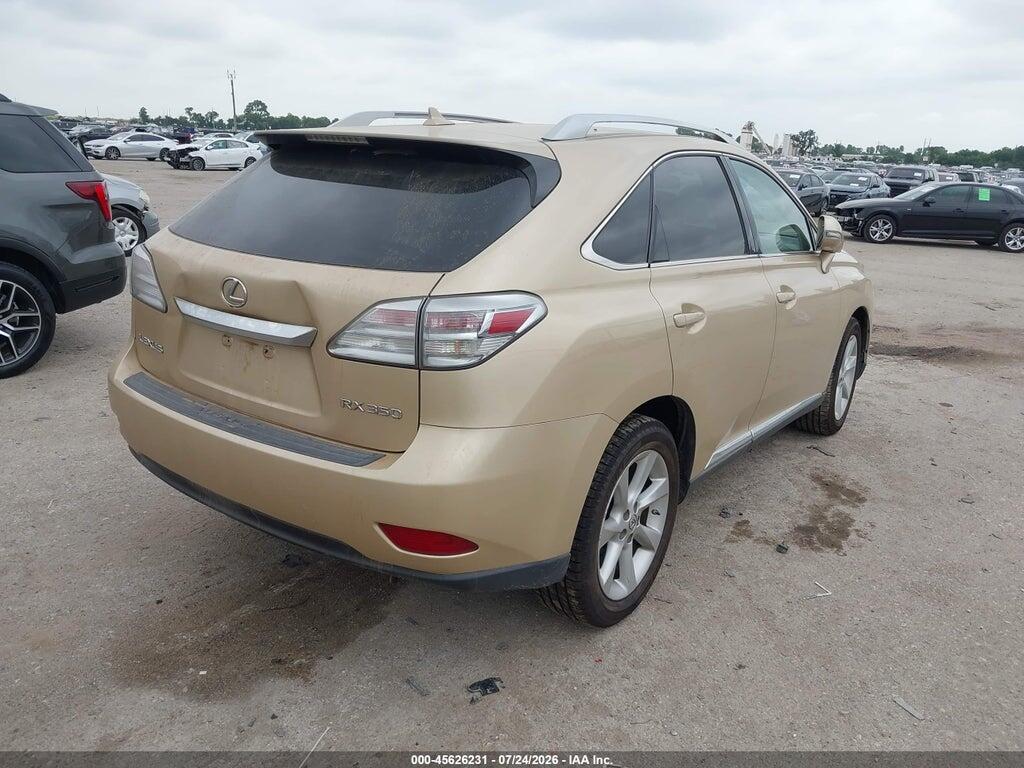 2T2BK1BA1AC004155 2010 LEXUS RX 350 photo no. 4