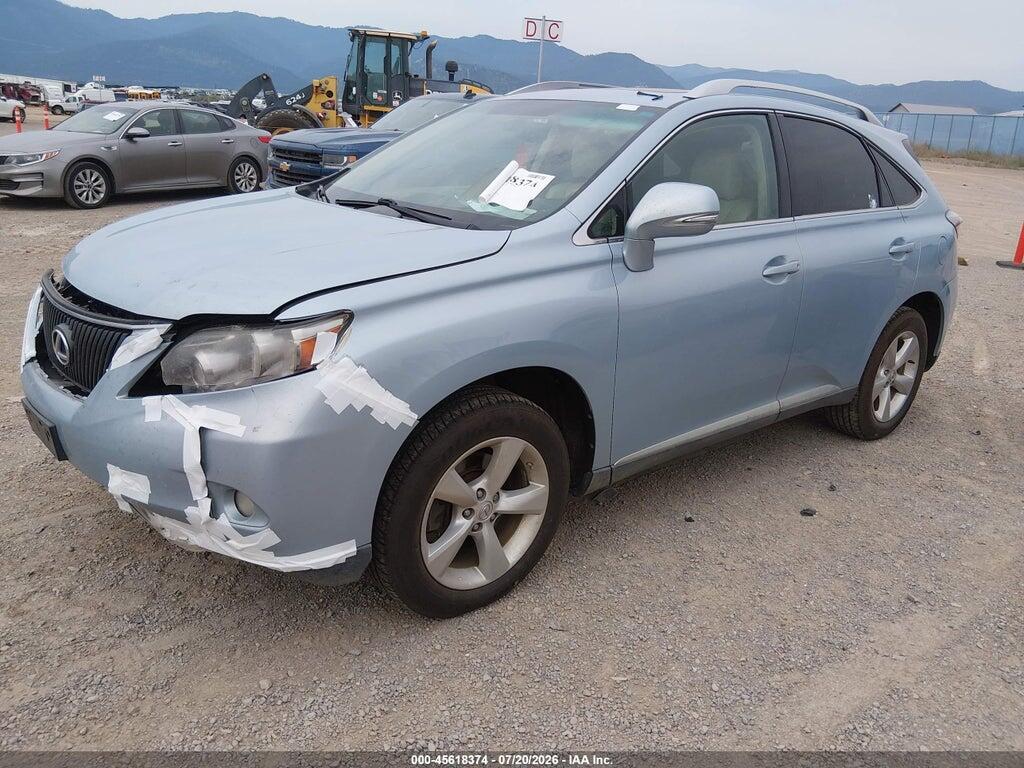 2T2BK1BA0AC010867 2010 LEXUS RX 350 photo no. 2