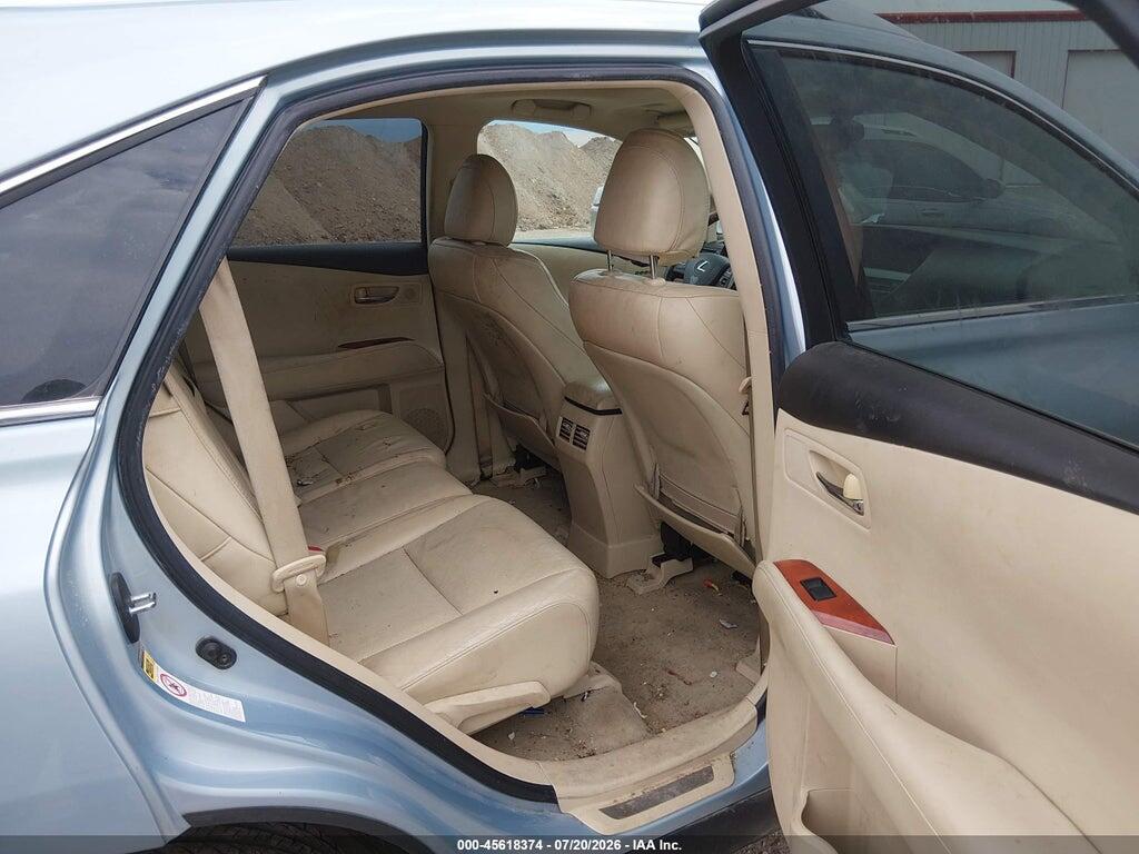 2T2BK1BA0AC010867 2010 LEXUS RX 350 photo no. 8