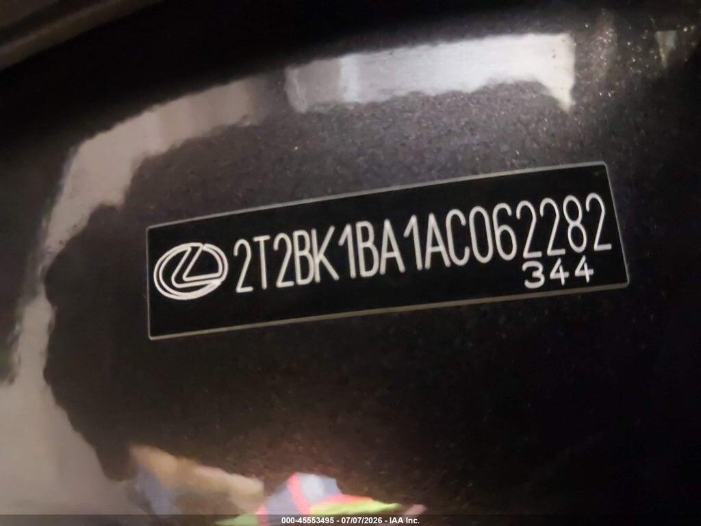 2T2BK1BA1AC062282 2010 LEXUS RX 350 photo no. 9