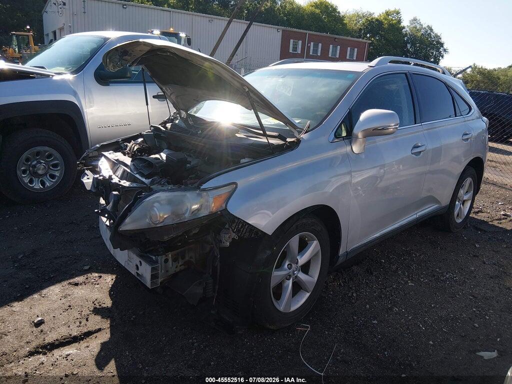 2T2BK1BA5AC007804 2010 LEXUS RX 350 photo no. 2