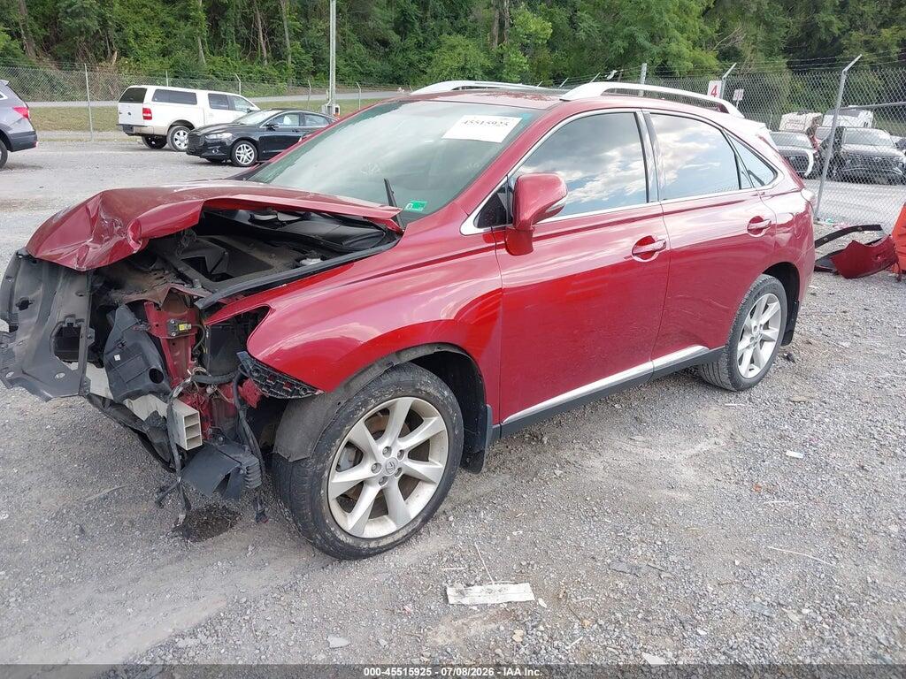 2T2ZK1BA6AC024397 2010 LEXUS RX 350 photo no. 2