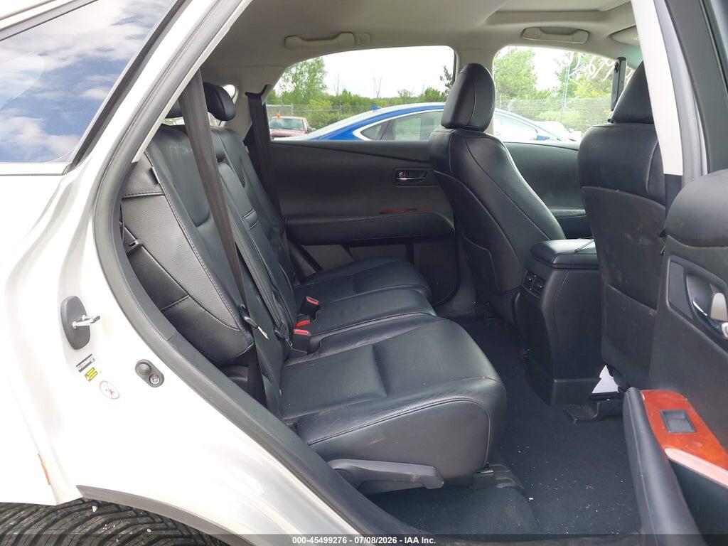 2T2BK1BA4AC013478 2010 LEXUS RX 350 photo no. 8