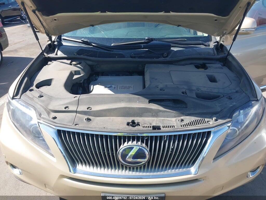 JTJBC1BAXA2401876 2010 LEXUS RX 450H photo no. 10
