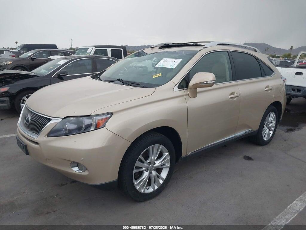 JTJBC1BAXA2401876 2010 LEXUS RX 450H photo no. 2