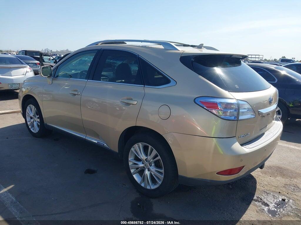 JTJBC1BAXA2401876 2010 LEXUS RX 450H photo no. 3