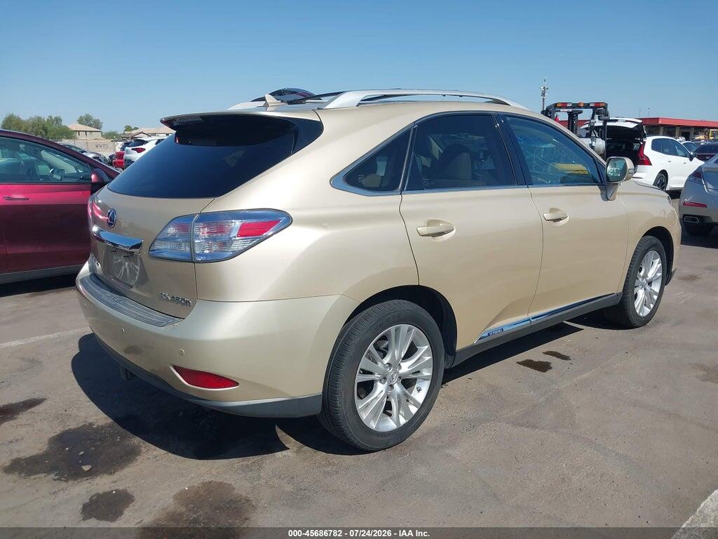 JTJBC1BAXA2401876 2010 LEXUS RX 450H photo no. 4