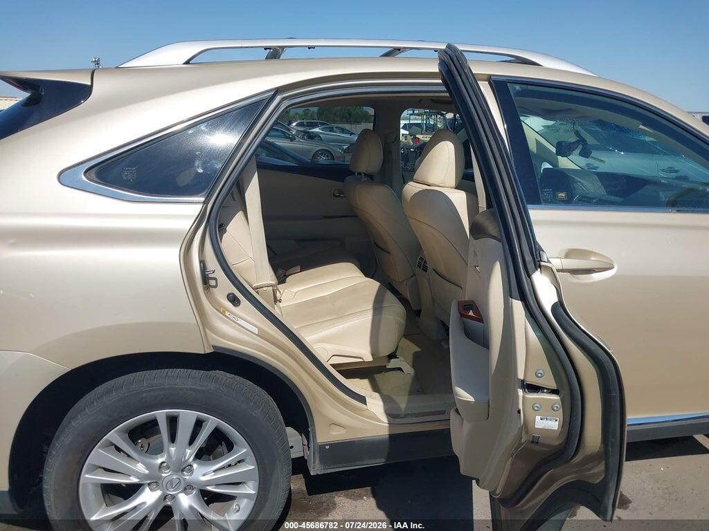 JTJBC1BAXA2401876 2010 LEXUS RX 450H photo no. 8