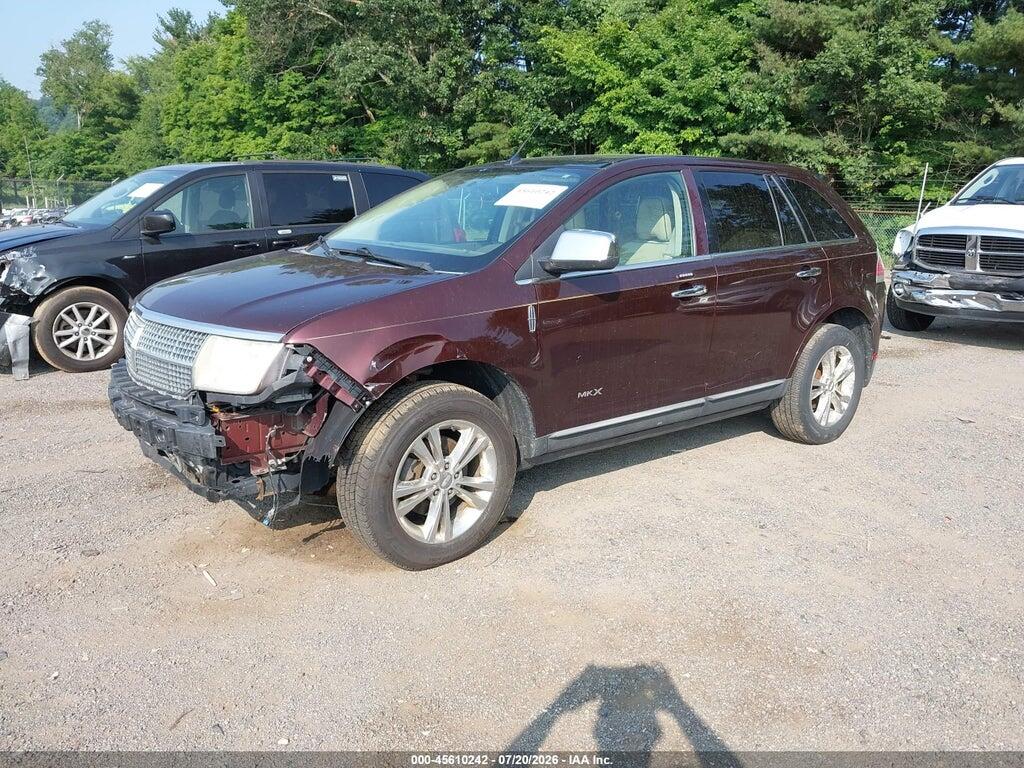 2LMDJ8JC0ABJ23397 2010 LINCOLN MKX photo no. 2