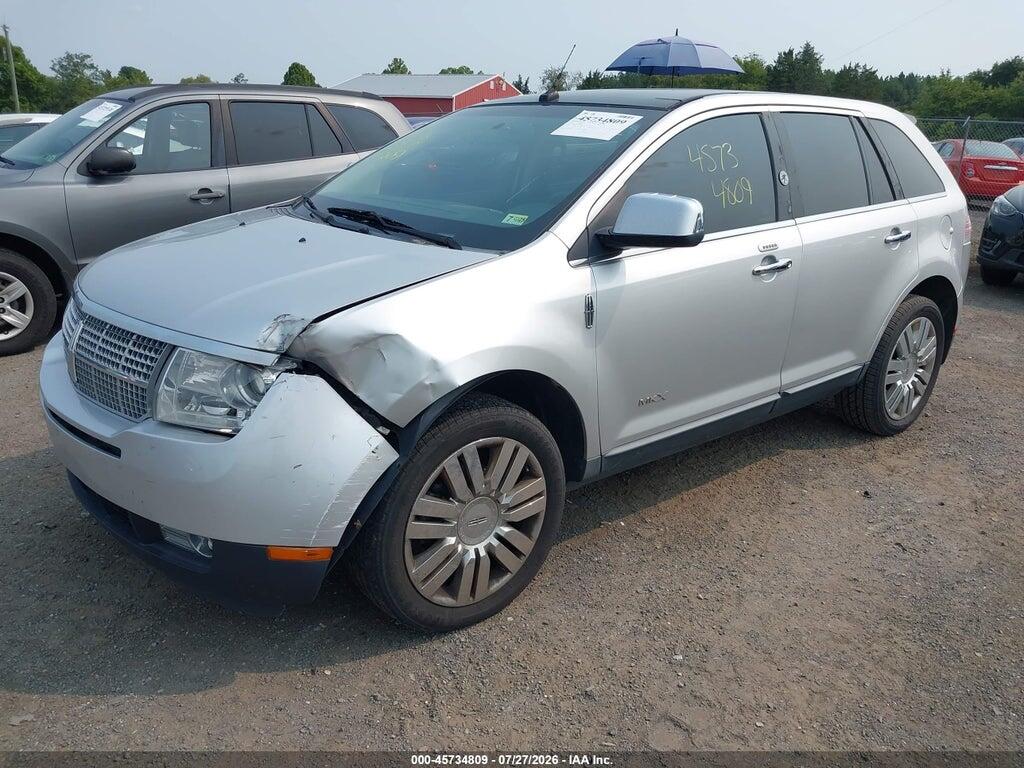 2LMDJ6JC5ABJ07782 2010 LINCOLN MKX photo no. 2
