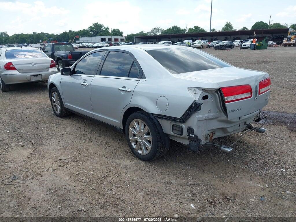 3LNHL2GC9AR641330 2010 LINCOLN MKZ photo no. 3