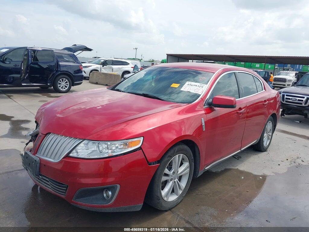 1LNHL9DR6AG616295 2010 LINCOLN MKS photo no. 2