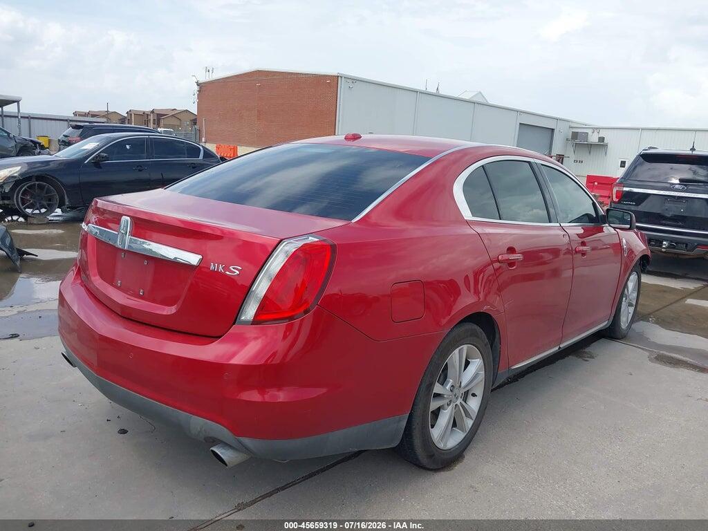 1LNHL9DR6AG616295 2010 LINCOLN MKS photo no. 4