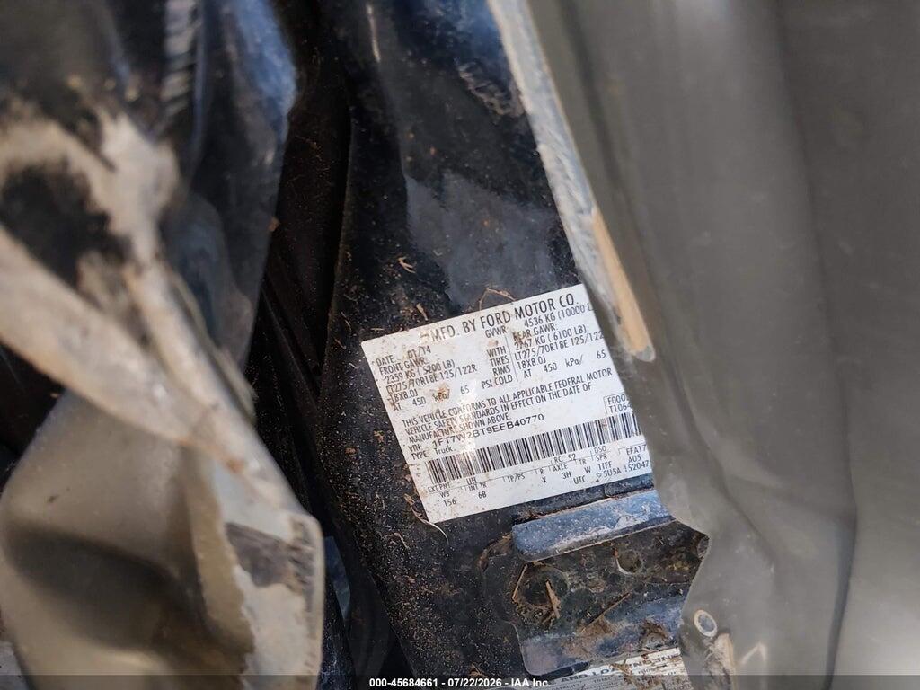 1FT7W2BT9EEB40770 2014 FORD F-250 photo no. 9