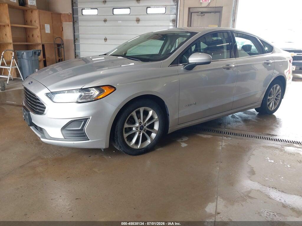 3FA6P0LU3KR274161 2019 FORD FUSION HYBRID photo no. 2