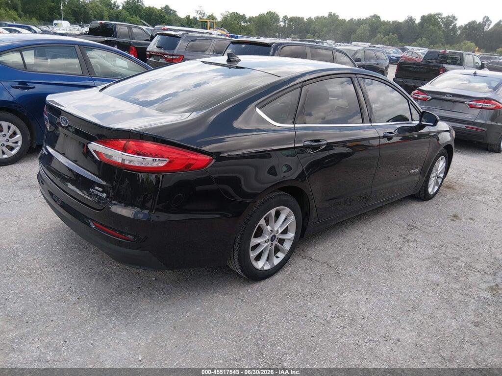 3FA6P0LU1KR274322 2019 FORD FUSION HYBRID photo no. 4