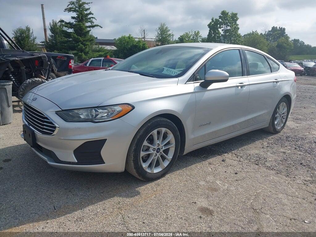 3FA6P0LU6KR100438 2019 FORD FUSION HYBRID photo no. 2