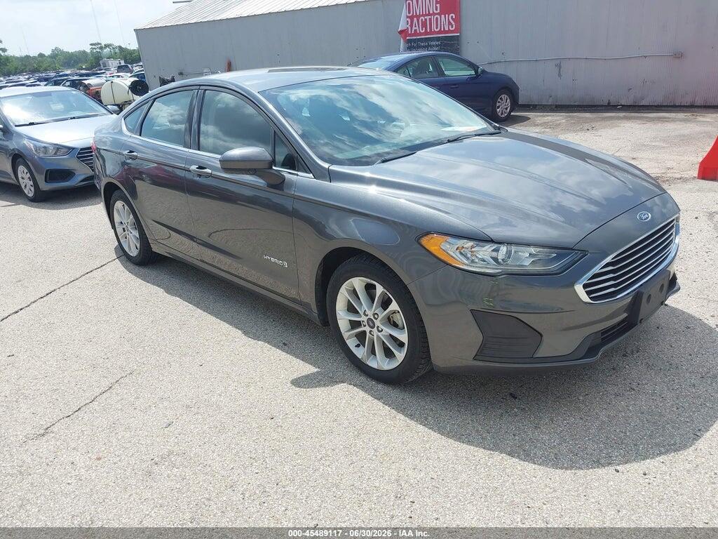 3FA6P0LU0KR100435 2019 FORD FUSION HYBRID photo no. 1