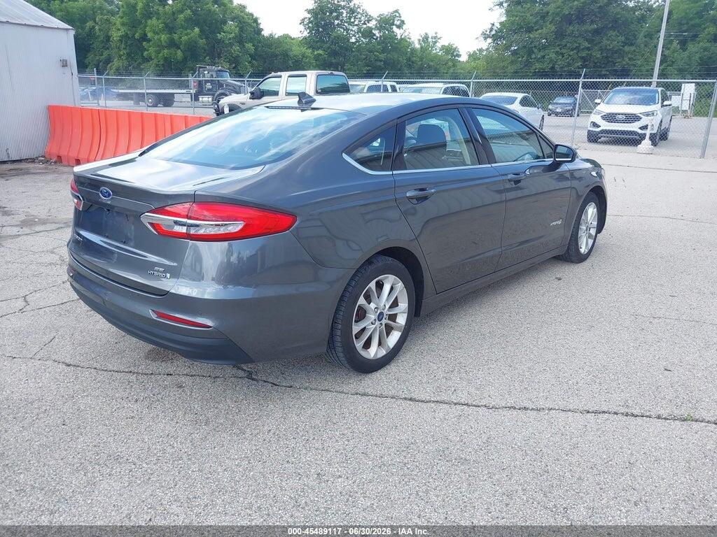 3FA6P0LU0KR100435 2019 FORD FUSION HYBRID photo no. 4