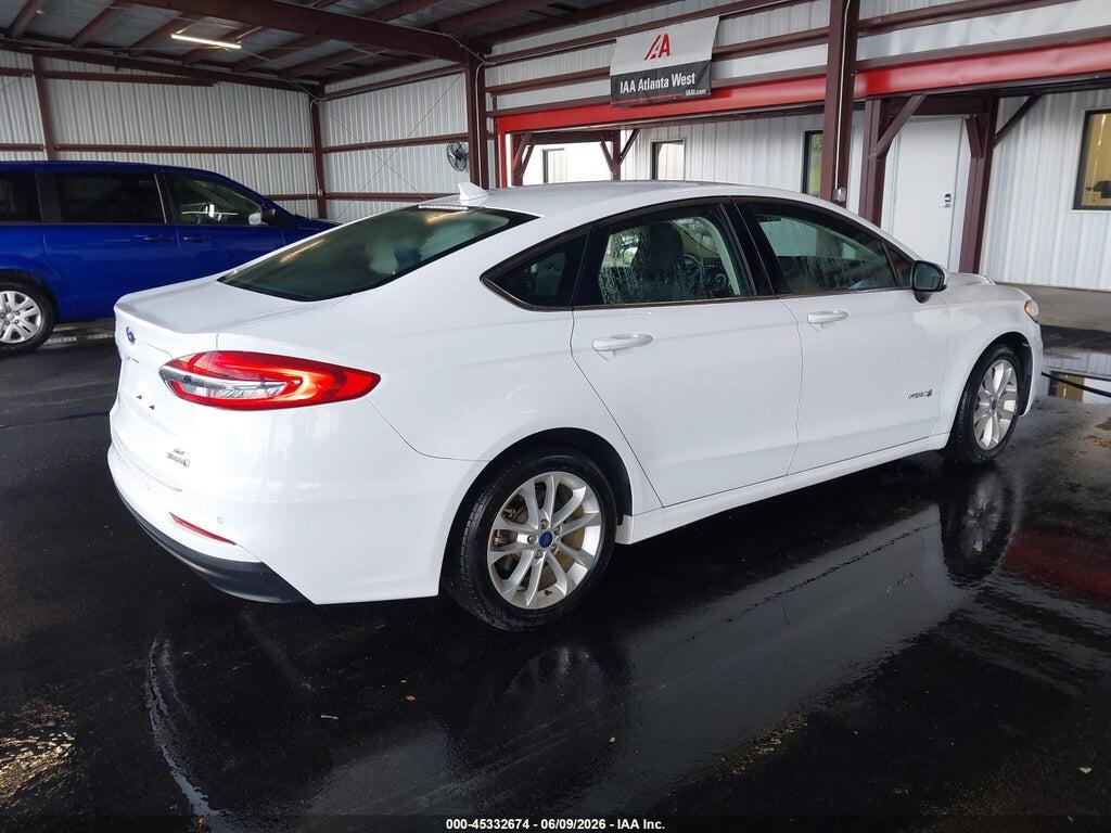 3FA6P0LU1KR115736 2019 FORD FUSION HYBRID photo no. 4