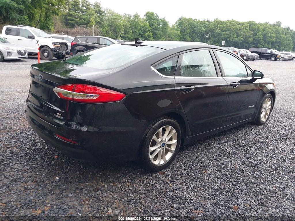 3FA6P0LU9KR274438 2019 FORD FUSION HYBRID photo no. 4