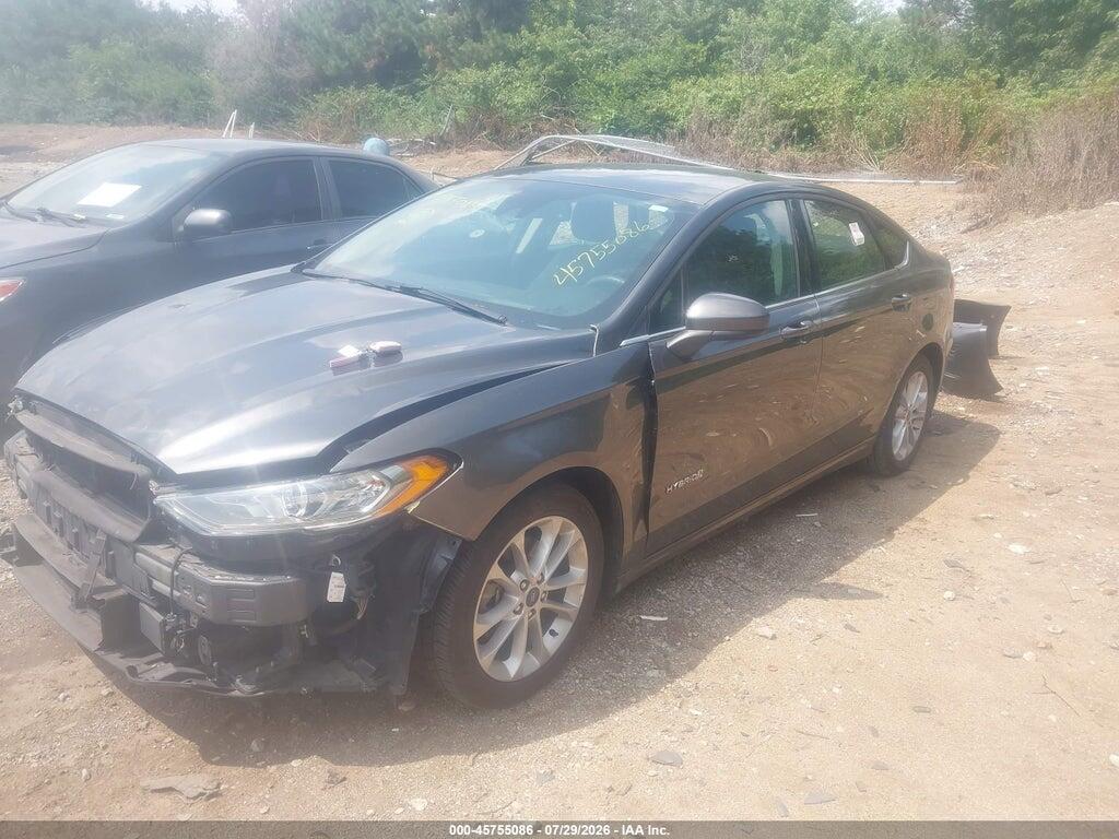 3FA6P0LU1KR274756 2019 FORD FUSION HYBRID photo no. 2