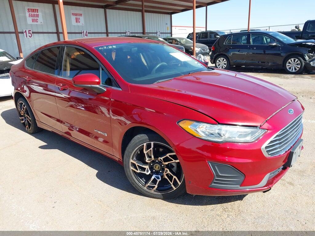 3FA6P0LU3KR220696 2019 FORD FUSION HYBRID photo no. 1