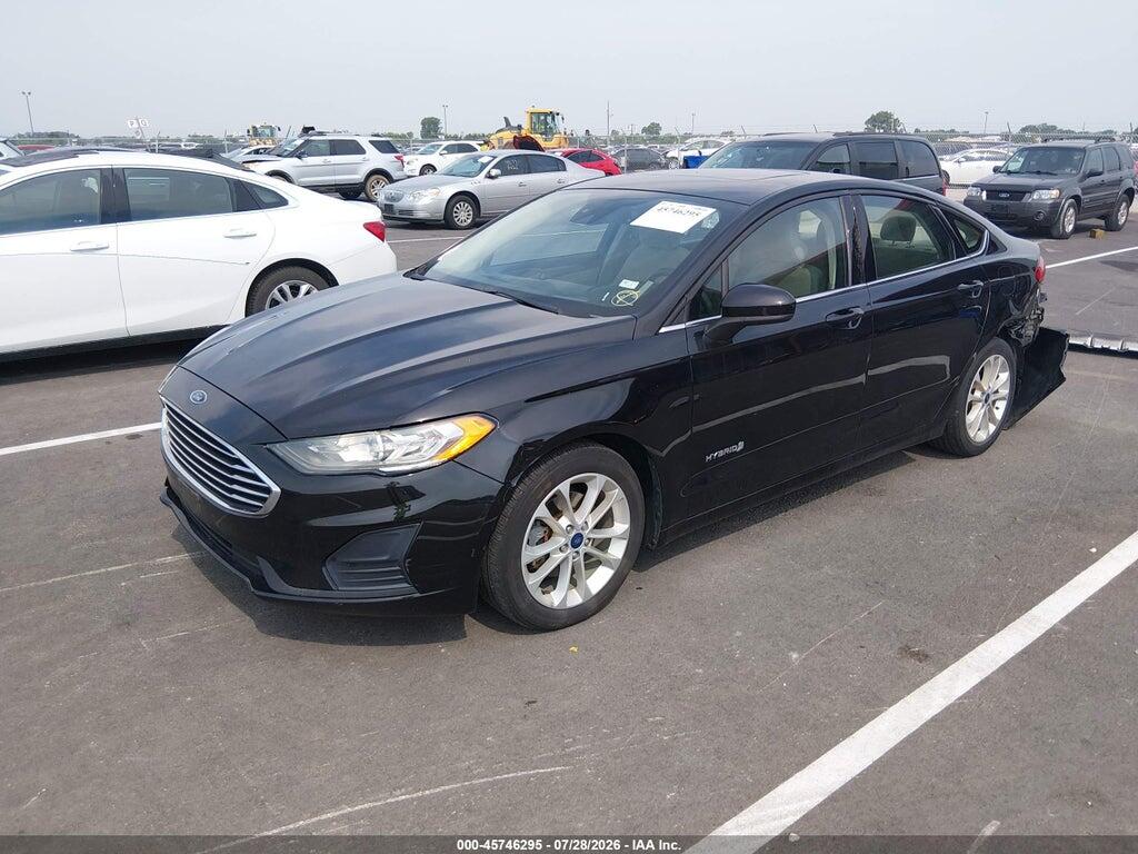 3FA6P0LU3KR106360 2019 FORD FUSION HYBRID photo no. 2