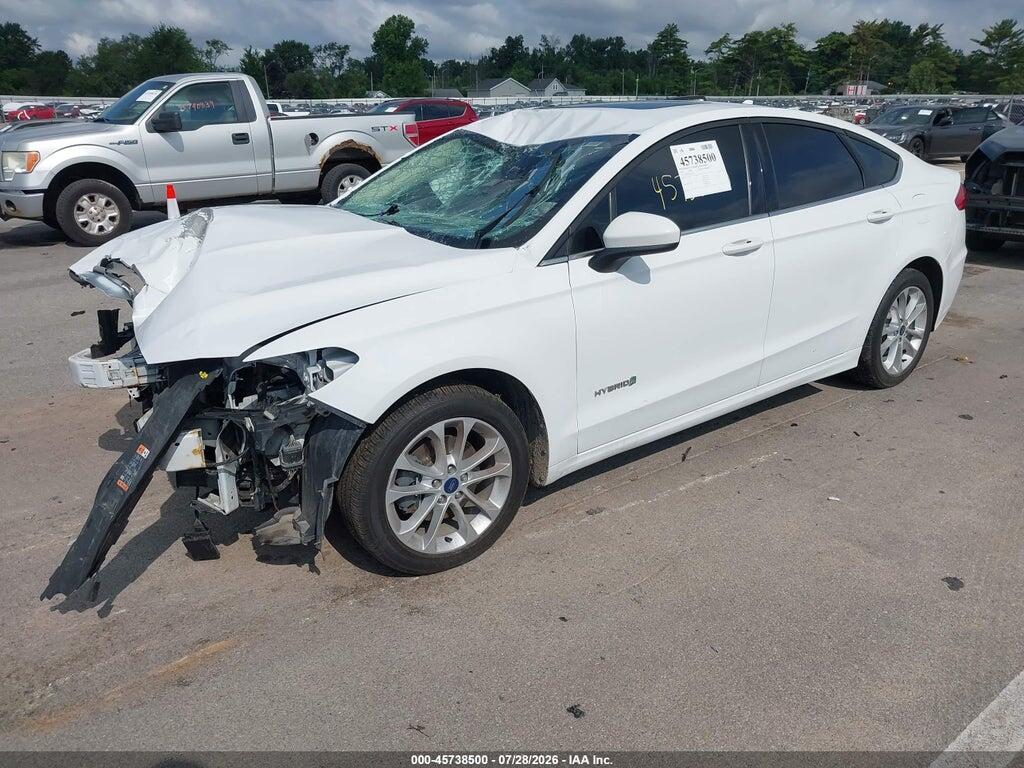 3FA6P0LU2KR120704 2019 FORD FUSION HYBRID photo no. 2
