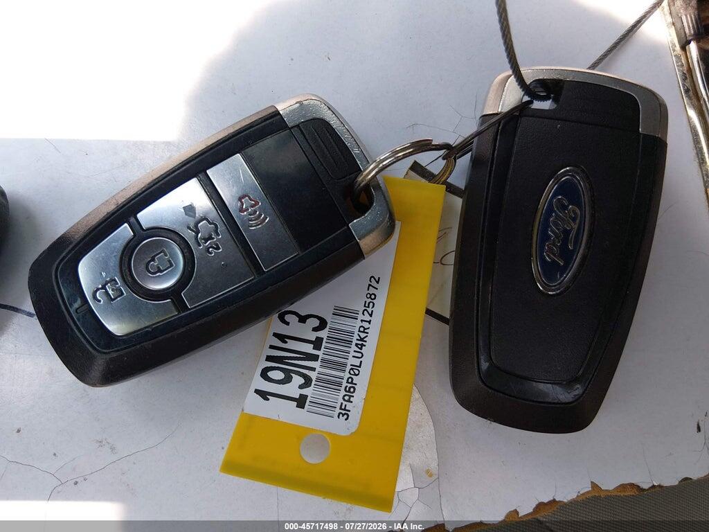 3FA6P0LU4KR125872 2019 FORD FUSION HYBRID photo no. 11