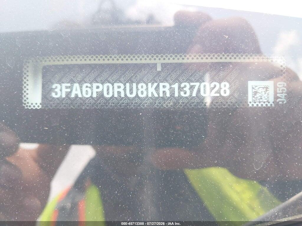 3FA6P0RU8KR137028 2019 FORD FUSION HYBRID photo no. 9