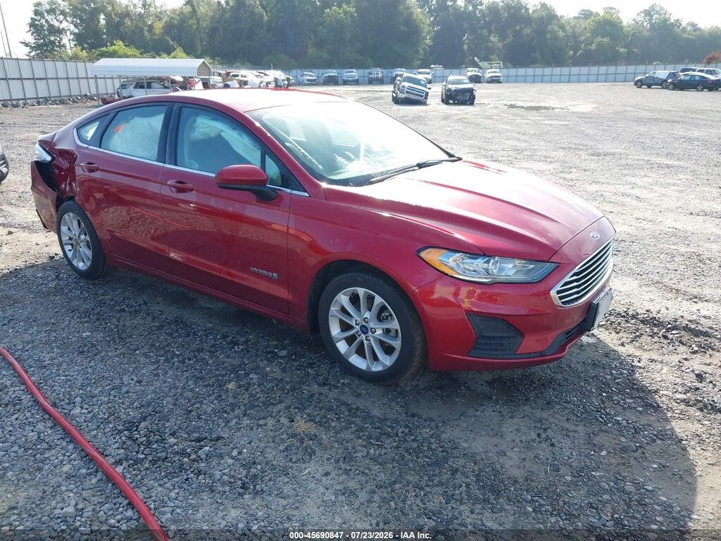 3FA6P0LU2KR204165 2019 FORD FUSION HYBRID photo no. 1
