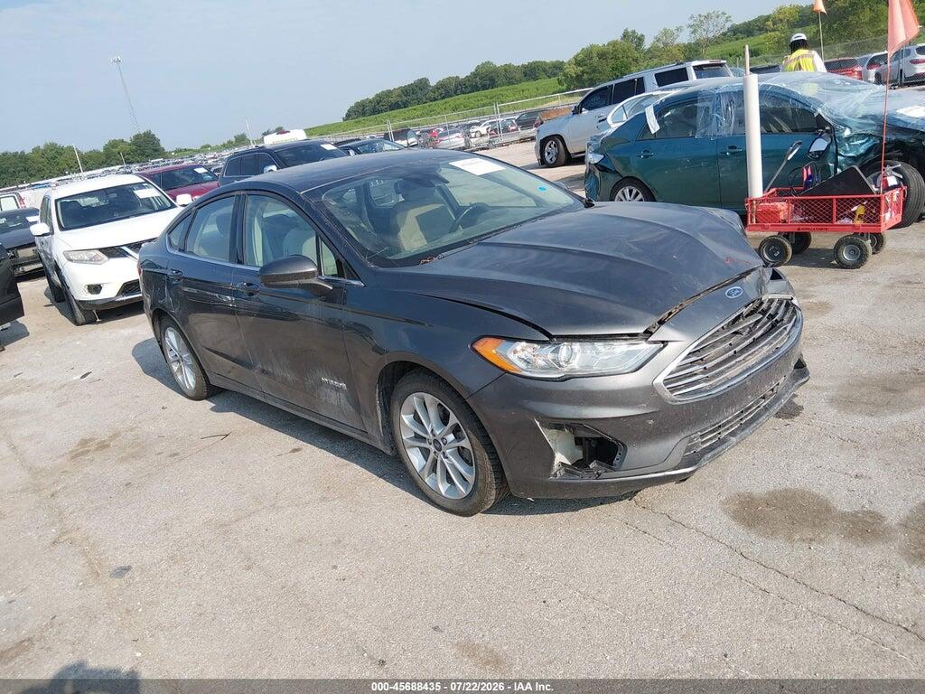3FA6P0LU5KR242019 2019 FORD FUSION HYBRID photo no. 1