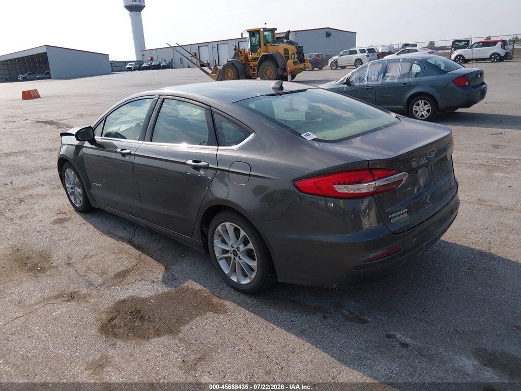 3FA6P0LU5KR242019 2019 FORD FUSION HYBRID photo no. 3
